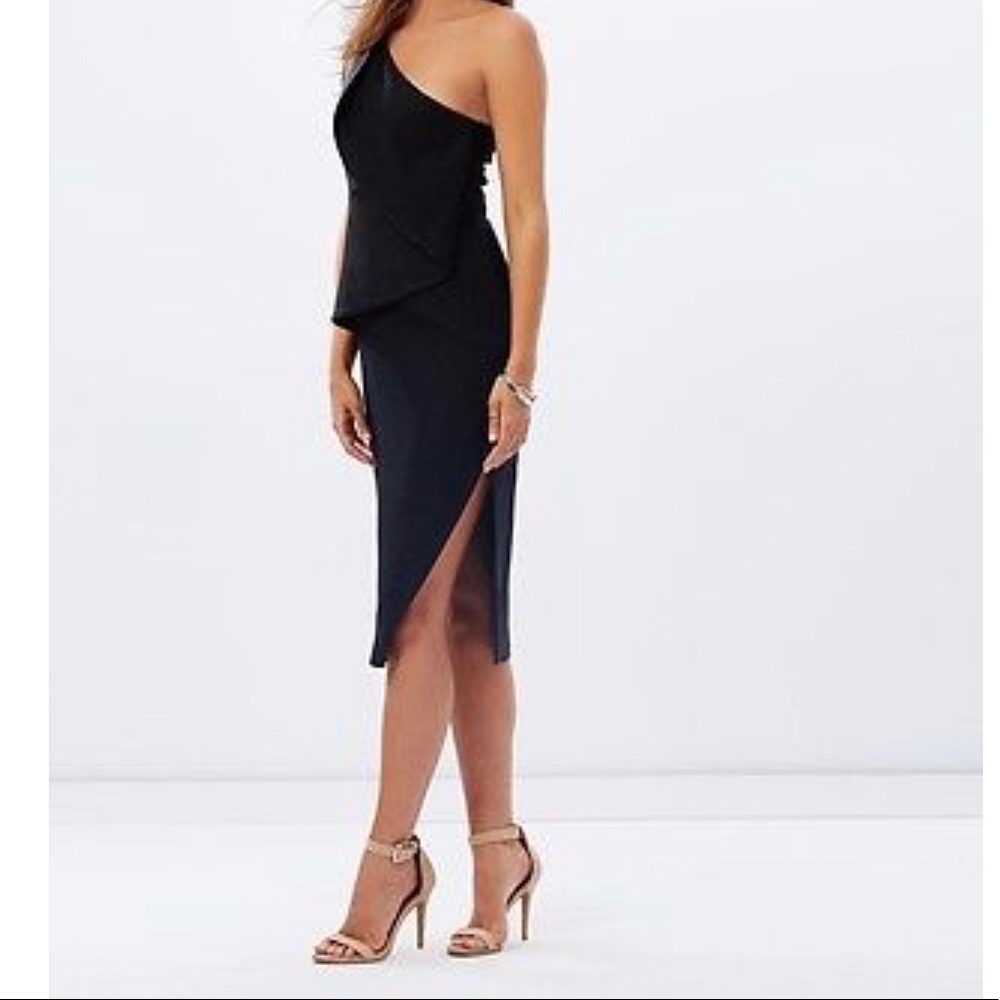 Black One Shoulder Dress